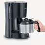 Severin KA 4835 Kaffeemaschine mit Thermokanne 1000W schwarz/silber
