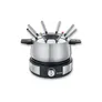 Severin FO 2471 Fondue-Crêpes-Kombi 1500 W Edelstahl schwarz