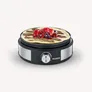Severin FO 2471 Fondue-Crêpes-Kombi 1500 W Edelstahl schwarz