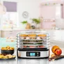 Rommelsbacher DA 350 Dörrautomat Edelstahl/schwarz 5 Etagen, 350W