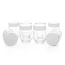 Rommelsbacher JG 8 Ersatzgläser Set 8 Stück für JG40 Joghurtbereiter