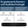 HP | Poly Studio X72 All-In-One-Video-Bar (WiFi/BT 5.0), 7,3-fach Digitaler Zoom
