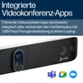 HP | Poly Studio X72 All-In-One-Video-Bar (WiFi/BT 5.0), 7,3-fach Digitaler Zoom