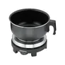 Rommelsbacher RK 501/SU Reisekochplatte umschaltbar Set mit Topf, 500W, Ø 80mm