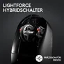Logitech PRO X Superlight 2 Weiß Gaming Maus, Kabellose LIGHTSPEED Technologie, Hero 2 Sensor, 44.000 DPI, 8000Hz