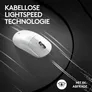 Logitech PRO X Superlight 2 Weiß Gaming Maus, Kabellose LIGHTSPEED Technologie, Hero 2 Sensor, 44.000 DPI, 8000Hz