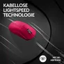 Logitech PRO X Superlight 2 Magenta Gaming Maus, Kabellose LIGHTSPEED Technologie, Hero 2 Sensor, 44.000 DPI, 8000Hz