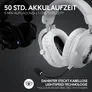 Logitech G Pro X 2 Weiß | LIGHTSPEED Wireless 7.1 Gaming Headset mit Bluetooth