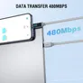 4smarts USB-C Kabel DigitCord 100W 1,5m Grau