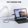 4smarts USB-C Kabel DigitCord 100W 1,5m Grau