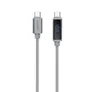 4smarts USB-C Kabel DigitCord 100W 1,5m Grau
