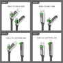 4smarts USB-C Kabel ComboCord Flat 240W, 1.5m und Keyring Kabel