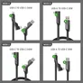 4smarts USB-C Kabel ComboCord Flat Right Angle 240W, 1,5m