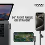 4smarts USB-C Kabel ComboCord Flat Right Angle 240W, 1,5m