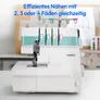 Medion LIFE® MD19169 Overlock-Nähmaschine SO90 türkis