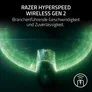 RAZER DeathAdder V4 Pro Weiß Gaming-Maus, ergonomisch, kabellos, 45.000 DPI, 2.4 GHz, Bluetooth