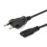 EQUIP 112161 Hochwertiges Netzkabel, C7 auf 2pin Euro, 3m
