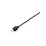 EQUIP 128521 USB 2.0 A auf Mini-B Kabel, 1.8m , Schwarz