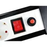 EQUIP 245553 4fach Verteiler mit Schalter und 2fach USB-Lader, Mehrfachsteckdose Schuko