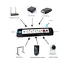 EQUIP 245553 4fach Verteiler mit Schalter und 2fach USB-Lader, Mehrfachsteckdose Schuko