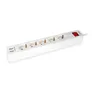 EQUIP 245554 5fach Verteiler mit Schalter und 2fach USB-Lader, Mehrfachsteckdose Schuko