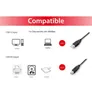 EQUIP 128861 USB 2.0 A auf B Kabel, 3m M/M Schwarz