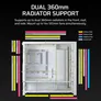 CORSAIR Frame 5000D RS Weiß Midi Tower ATX Gaming Gehäuse