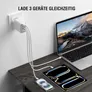 4smarts Netzladegerät GaN Pocket 100W 2C+1A