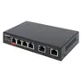 Intellinet 6-Port Fast Ethernet Switch mit 4 PoE-Ports (1 x High-Power PoE)