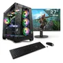 CSL Gaming PC M12000H Core Ultra 7 265KF 32GB/2TB SSD RTX 5070Ti Win 11 + AOC Q27B3MA 27" Monitor und Tastatur/Maus-Set