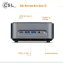 CSL Narrow Box Mini-PC Core i3-N305 32GB/1TB SSD Win11 Pro