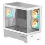 Gigabyte C201 Panoramic ICE Midi Tower Gaming Gehäuse mit Glasseitenfenster