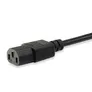 EQUIP 112120 Hochwertiges Netzkabel, C13 auf Schuko, 1.8m