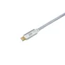 EQUIP 128360 USB 3.2 Gen 2 C-auf-C-Kabel 3,0m PD100W 4K/60Hz 10Gbps, silber