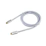EQUIP 128360 USB 3.2 Gen 2 C-auf-C-Kabel 3,0m PD100W 4K/60Hz 10Gbps, silber