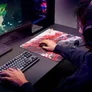 Cherry XTRFY GP6 Hydrus Red Gaming Mousepad | 460 x 400 mm, Stoff, Rutschfeste Gummiunterseite