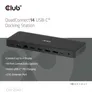 Club 3D 14-1 USB-C Quad-Display-Dockingstation