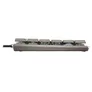 Cherry KC 500 MX LP Warm Grey | Mechanische MX Low Profile 2.0 Tastatur, USB-C