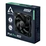 ARCTIC Gehäuselüfter P14 Pro PST PWM 140 mm schwarz  5er, 4-pin mit Kabelsplitter