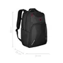 Wenger Cosmic 17" (43,2cm) Notebook Rucksack mit Tablet Fach schwarz
