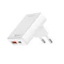 4smarts Netzladegerät FlatPlug Duos 20W GaN 1C+1A, weiß