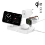 4smarts Qi2 Ladestation Trident mit Charger für Apple Watch, weiß