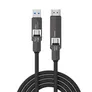 4smarts USB4 HDMI Kabel ComboCord 240W 1.5m, schwarz