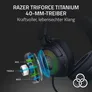 Razer Kraken Kitty V3 Pro Schwarz - Kabelloses RGB-Kitty-Headset für Gaming