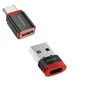 4smarts USB-C auf USB-A / USB-C Datenblocker Adapter, 2er Set, schwarz