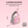 Razer Kraken Kitty V3 Pro Quartz/ Rosé - Kabelloses RGB-Kitty-Headset für Gaming