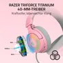 Razer Kraken Kitty V3 Pro Quartz/ Rosé - Kabelloses RGB-Kitty-Headset für Gaming
