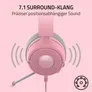 Razer Kraken Kitty V3 X Quartz/ Rosé - Kabelgebundenes Kitty-Headset für Gaming