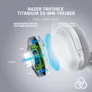Razer Barracuda Mercury/ Weiß - Kabelloses Multiplattform-Headset für Gaming und mobile Geräte