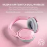 Razer Barracuda Quartz/ Rosé - Kabelloses Multiplattform-Headset für Gaming und mobile Geräte